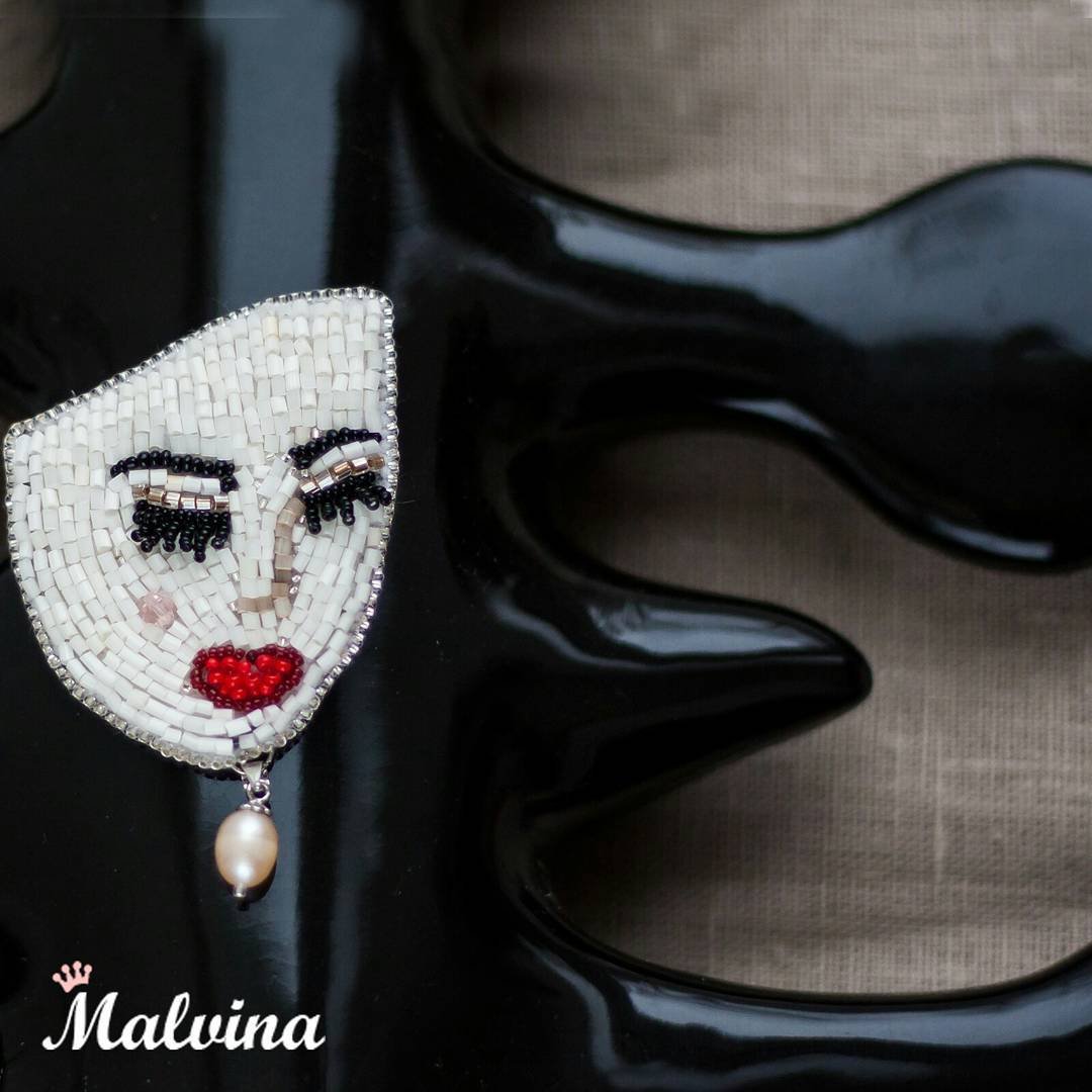 Брошь «Маска», фото 1